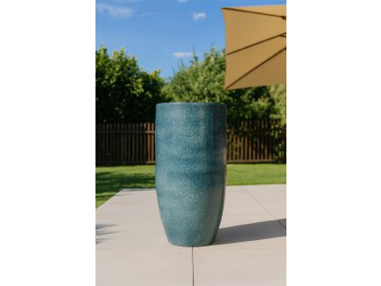 keramicky kvetinac athena svetle modra