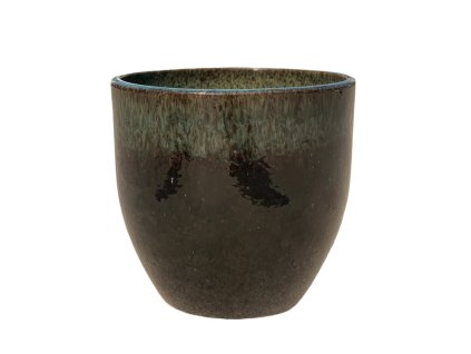Keramickykvetinaclancelotcernozeleny
