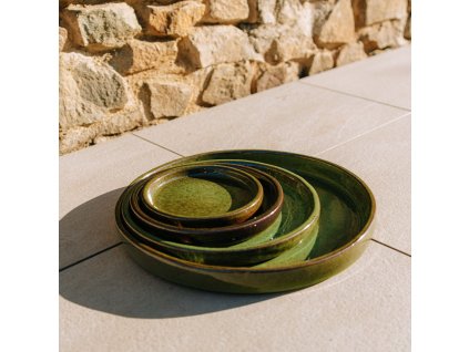 Podmiskapodkeramickykvetinactropickazelena1