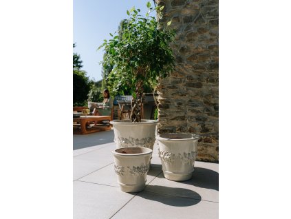 keramicky kvetinac rousseau kremovy1