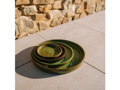 Saucer Photo Olive Green