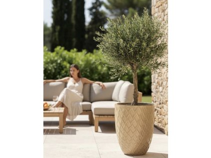 Zeus Keramický kvetináč 41 x 55 cm Bronz