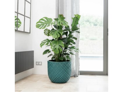 Mars Keramický kvetináč 30x30 cm Tyrkysová