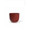 Mars Keramický kvetináč 30x30 cm Červená
