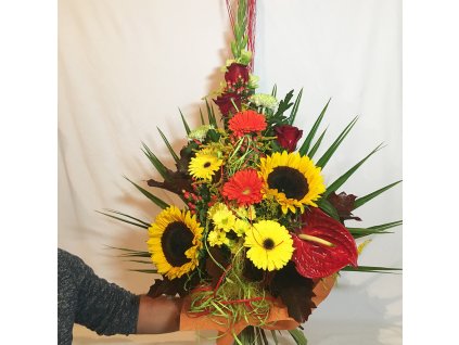 Jesenná kytica - mix kvetov