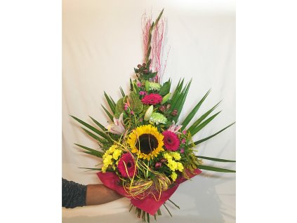 Veľká darčeková kytica s letným nádychom