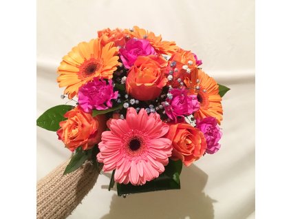 Veselá žiarivá kytica