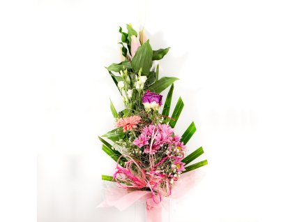 Jemná ružová kytička