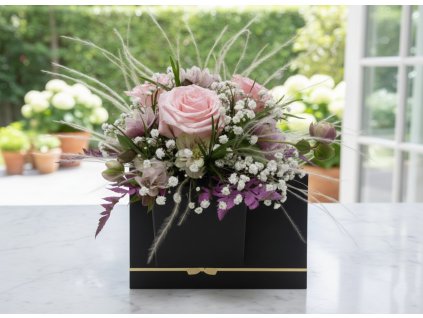 Romantická kytica boxu