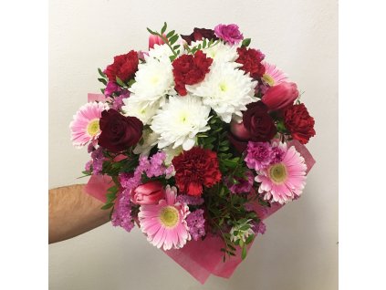 Bohatá kytica - mix kvetov a farieb