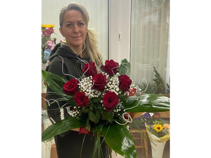 7 červených ruží - pre krajší deň