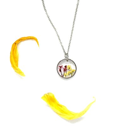 Luční sen 3 - řetízek s lučními květy