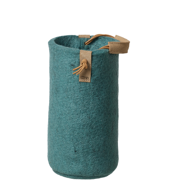 Wine cooler from Zero Waste wool, North Sea