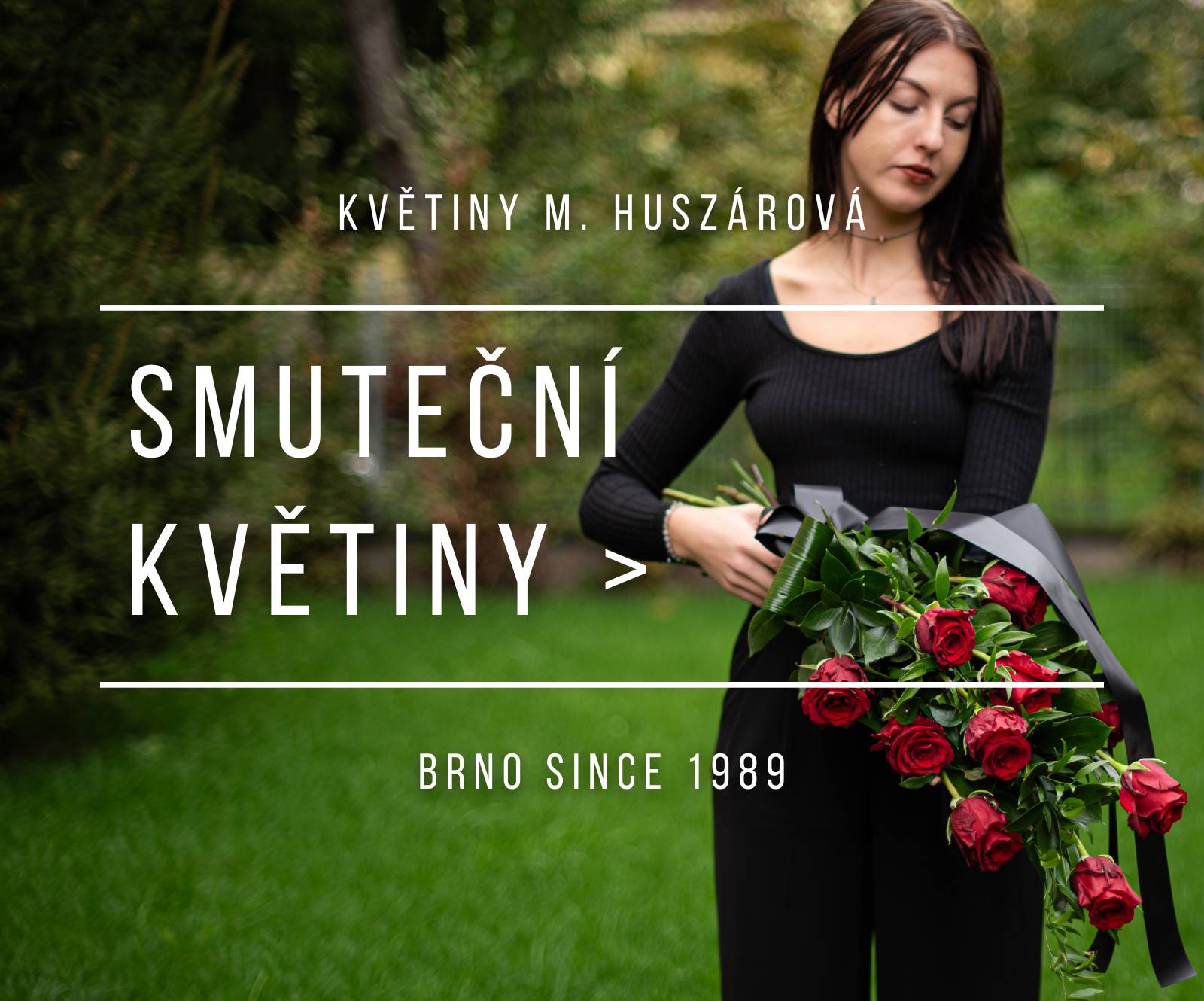 smuteční květiny