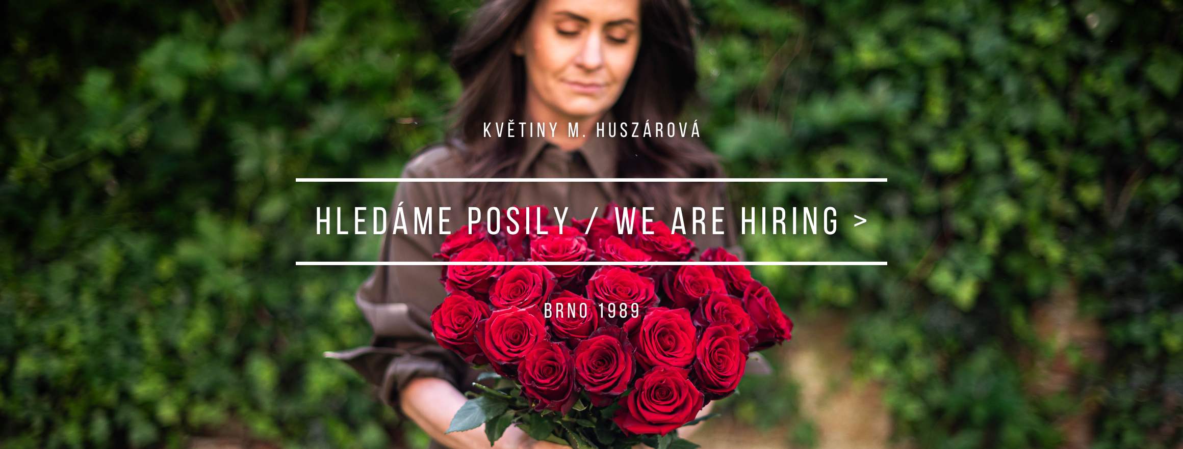 prace v kvetinarstvi - brigáda v květinářství brno