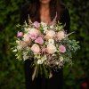 Pink Bouquet with a Soft Touch of Romance