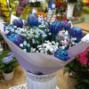 kytice tulipány modré