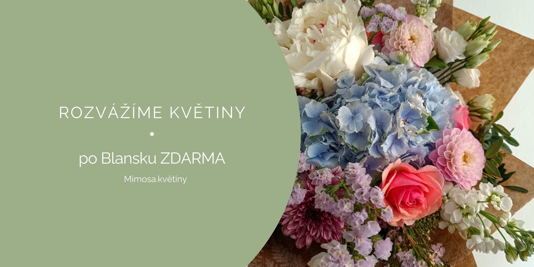 Rozvážíme květiny