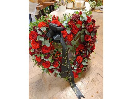 smutecni srdce na postaveni