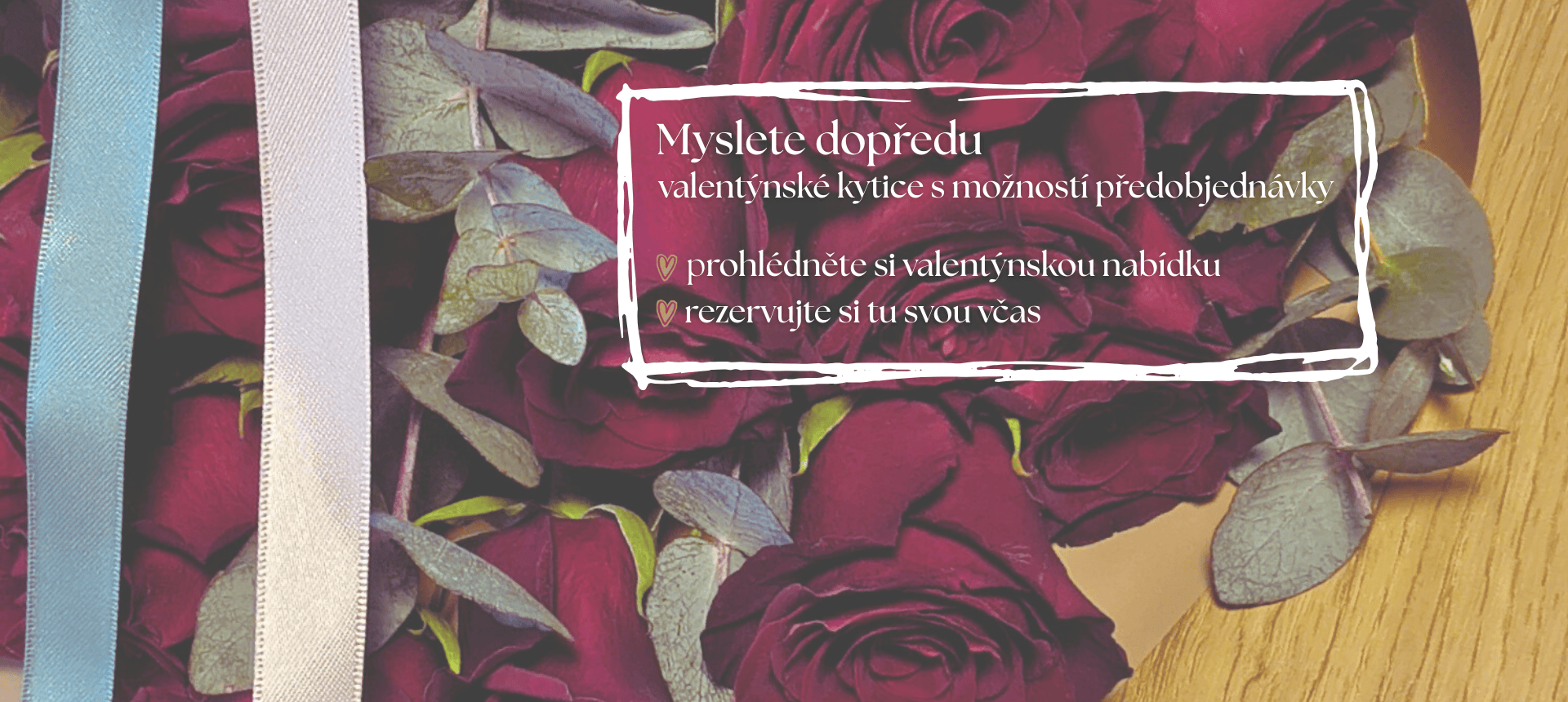 Valentýnské kytice z červených růží – předobjednávka květin na Valentýna na kvetinynedaleko.cz