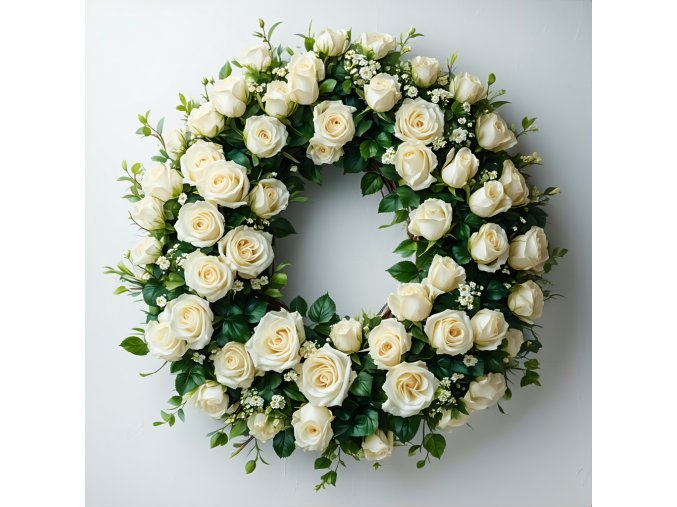 vyr 120 Umely venec Bily c 4 1