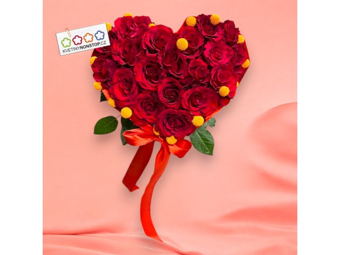 vyr 223 Srdce cervene 21 ruzi