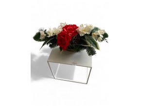 Smuteční ikebana "Diskrétní ikebana"