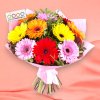 Gerbera, pistacie, manžeta Photoroom