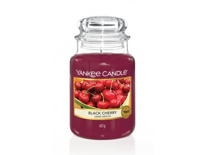 VONNÁ SVÍČKA YANKEE CANDLE BLACK CHERRY CLASSIC VELKÝ