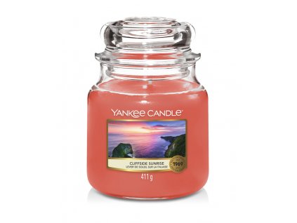 VONNÁ SVÍČKA YANKEE CANDLE CLIFFSIDE SUNRISE CLASSIC STŘEDNÍ