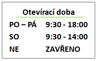 Otevírací doba 2024
