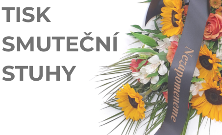 Smuteční stuha tisk