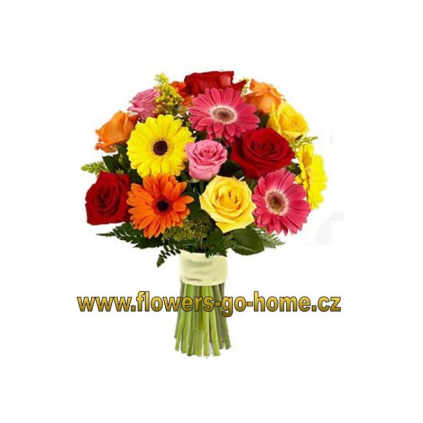 Rozvoz květin - barevná (Velikost MAXI)