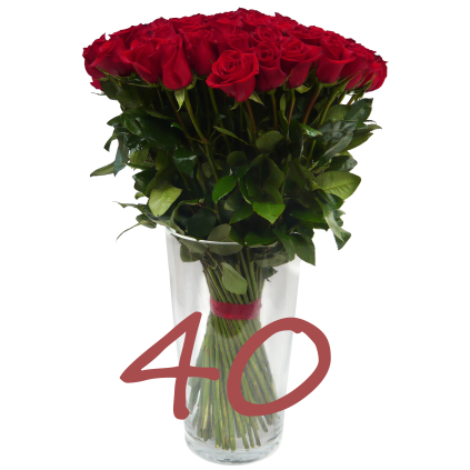 40 růží