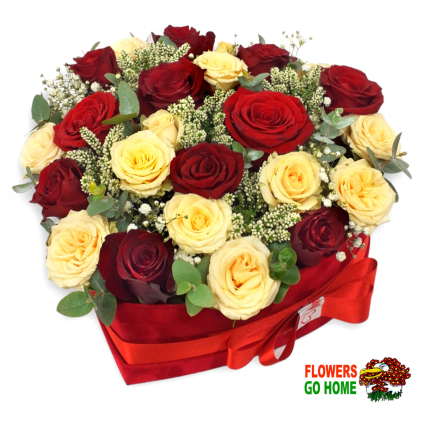 Květinová krabička Valentýn