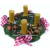 Adventní věnec - svíčky ze včelího vosku (Průměr věnce Ø 25 cm)