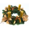 Adventní věnec - svíčky ze včelího vosku (Průměr věnce Ø 25 cm)