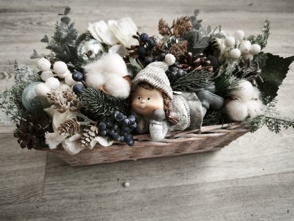 Trvalá dekorace s panáčkem