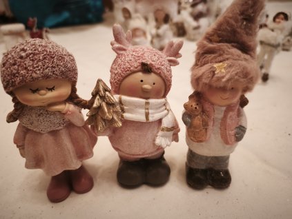 3 panenky do růžova