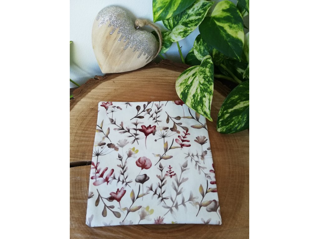 Nahřívací polštářek - rostliny (Rozměr 20x30 cm, Sušené voňavé levandulové kvítky S levandulí, Výplň Třešňové pecky)