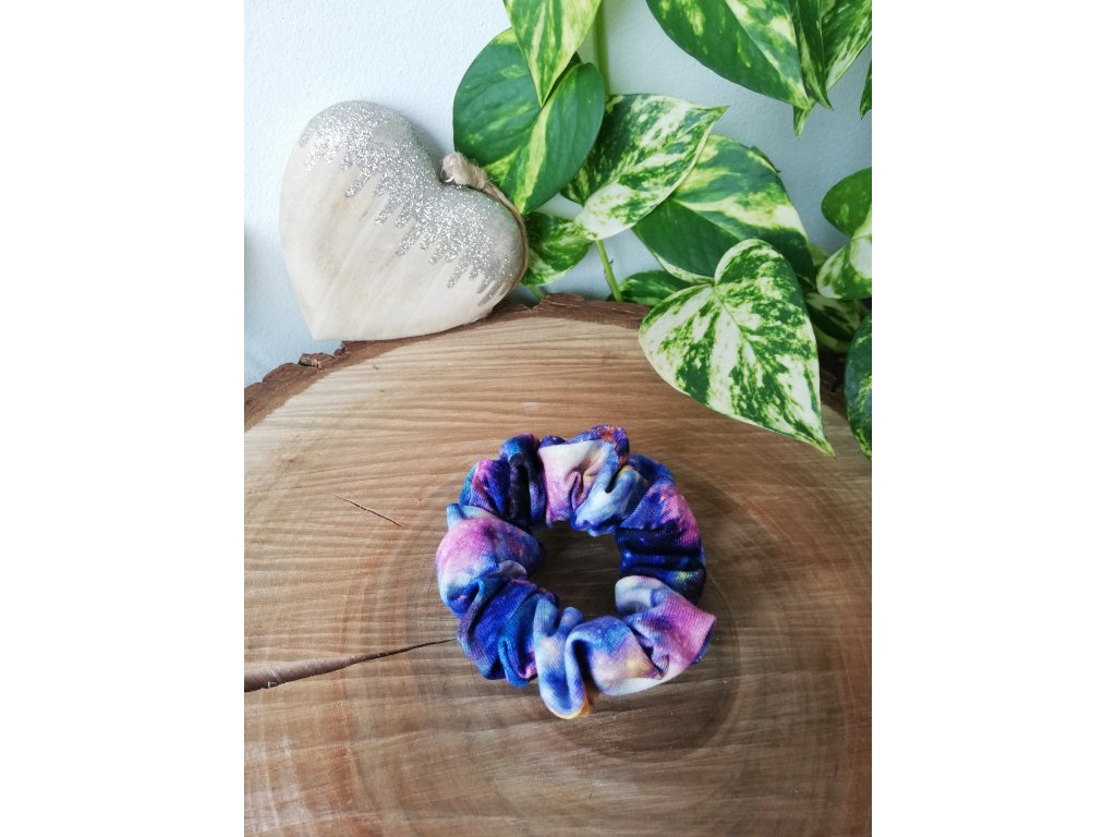 Gumička do vlasů SCRUNCHIES - batik