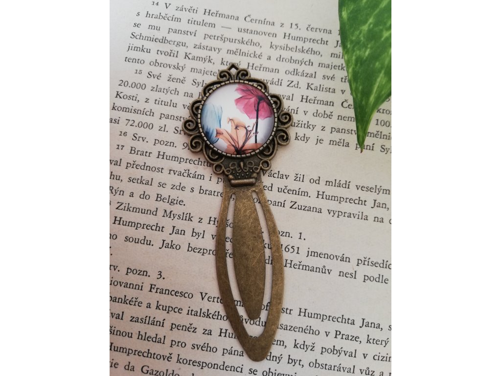 9465 9465 zalozka do knihy jemne kvety