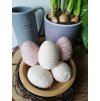 5913 1 macrame velikonocni vajicko ruzova zihana