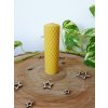 Včelí svíčka - PŘÍRODNÍ/ŽLUTÁ průměr 3 cm (Výška svíčky 9 cm)