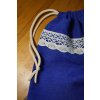 Modrý pytlík s krajkou 01