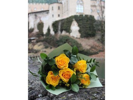 Žlté ruže maxi