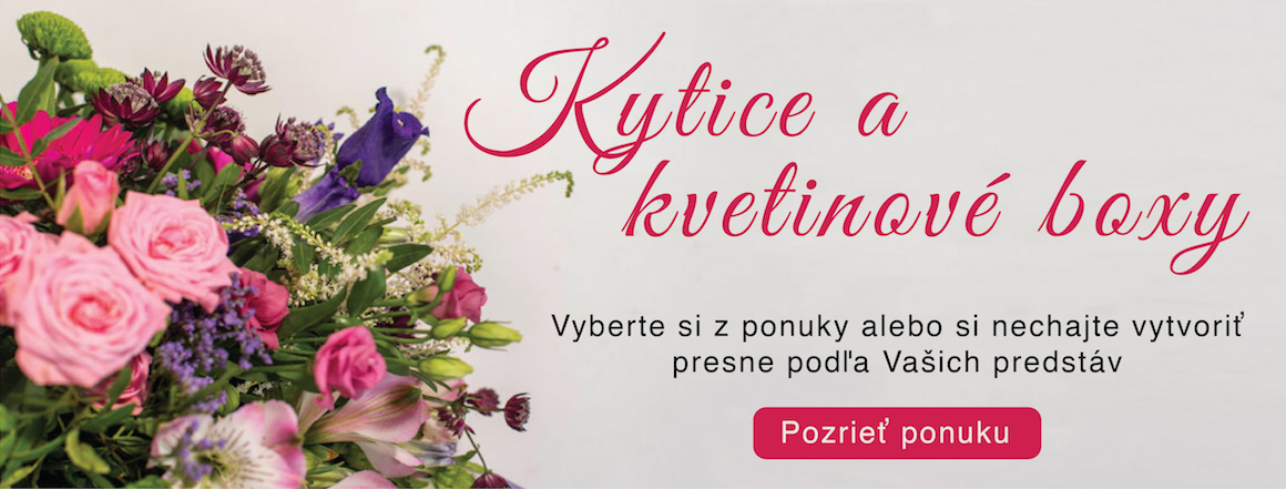 Kytice a kvetinové boxy