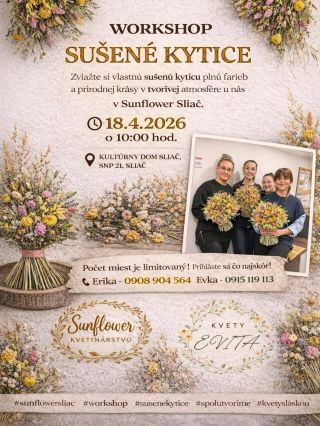 Predstavte si sobotné dopoludnie plné kvetov, farieb a vône tvorivosti 🤍 Ruky pracujú, hlava oddychuje… a pred vami vzniká...