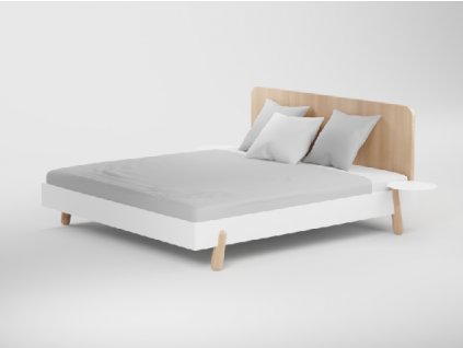 Postel Kašperky, dřevěné čelo (bez nočních stolků)