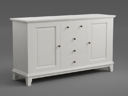 Komoda Vltava, 2 dveře, 4 zásuvky